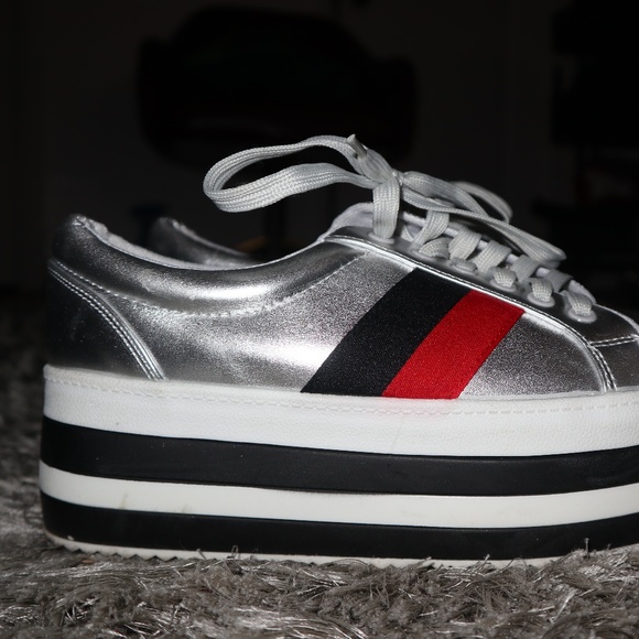 designer platform sneakers